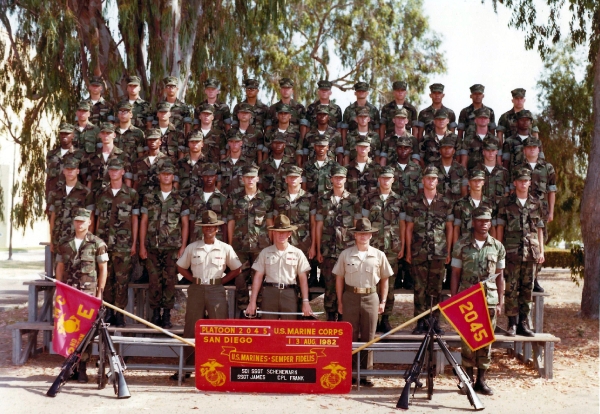 1982, MCRD San Diego, Platoon 2045