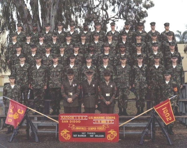 1982,MCRD San Diego,Platoon 1002