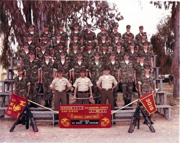 1982,MCRD San Diego,Platoon 3018