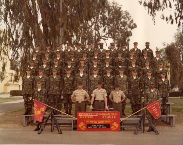 1982,MCRD San Diego,Platoon 1013