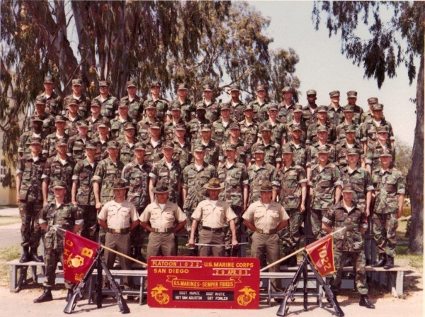 1983,MCRD San Diego,Platoon 1022