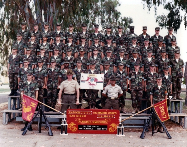 1983,MCRD San Diego,Platoon 2057