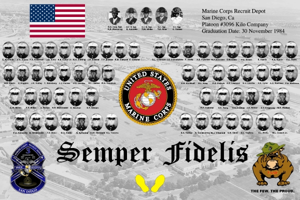 1984,MCRD San Diego,Platoon 3096