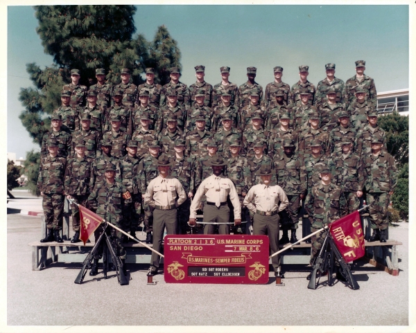 1986, MCRD San Diego, Platoon 2136