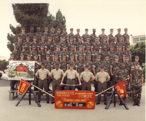 1986,MCRD San Diego,Platoon 2038