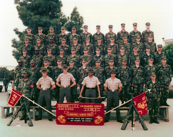 1987, MCRD San Diego, Platoon 1122