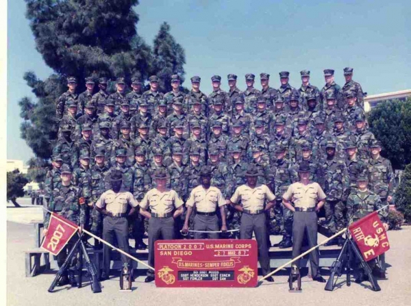 1987,MCRD San Diego,Platoon 2007