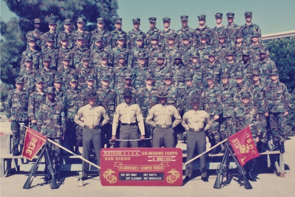 1987,MCRD San Diego,Platoon 3134