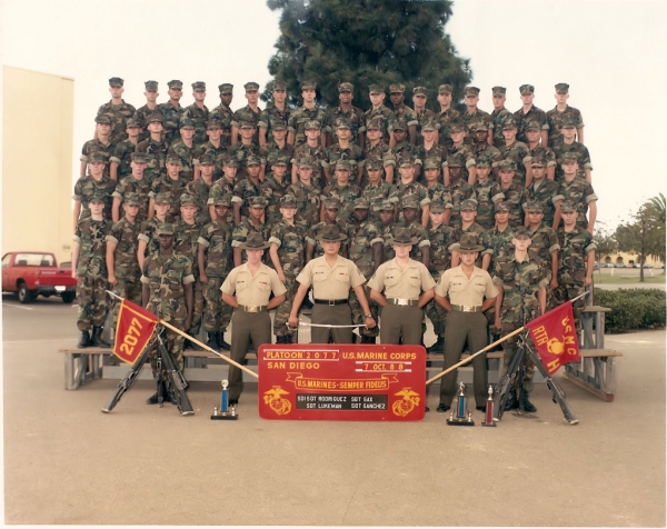1988,MCRD San Diego,Platoon 2077
