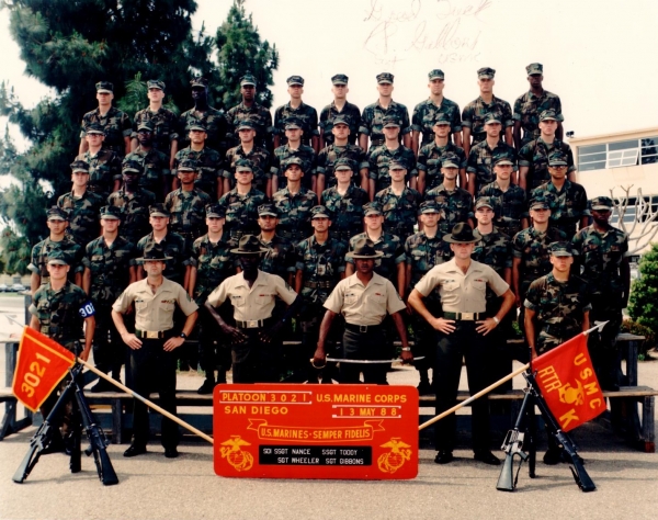 1988,MCRD San Diego,Platoon 3021