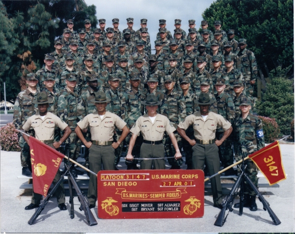 2001,MCRD San Diego,Platoon 3147