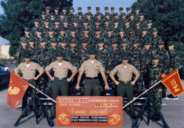 2002,MCRD San Diego,Platoon 1034