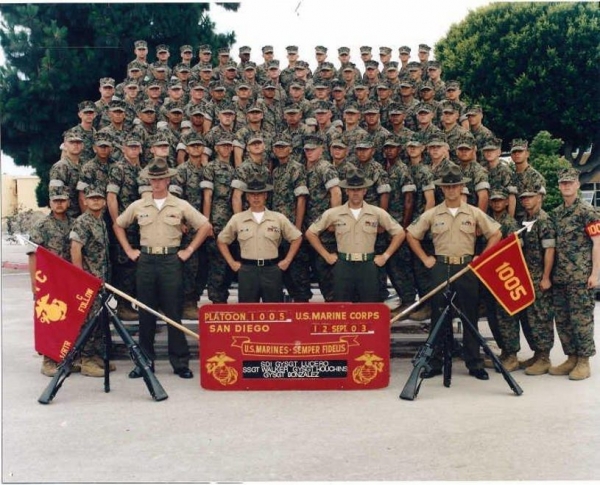 2003,MCRD San Diego,Platoon 1005