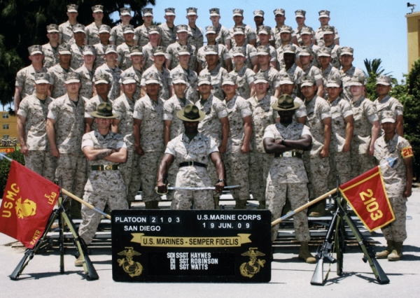 2009,MCRD San Diego,Platoon 2103