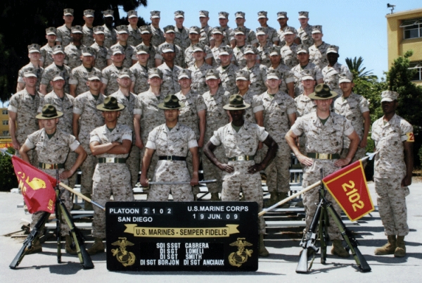 2009,MCRD San Diego,Platoon 2102