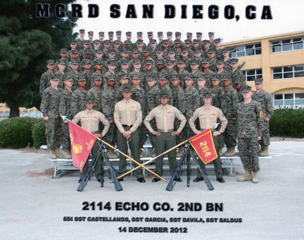 2012,MCRD San Diego,Platoon 2114