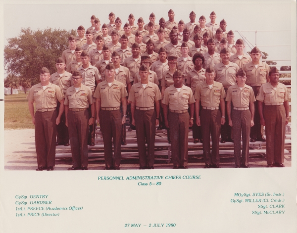 1980,Personnel Administrative Chiefs Course