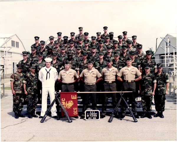 1995, MCB Quantico, OCS, E Company, 1st Platoon