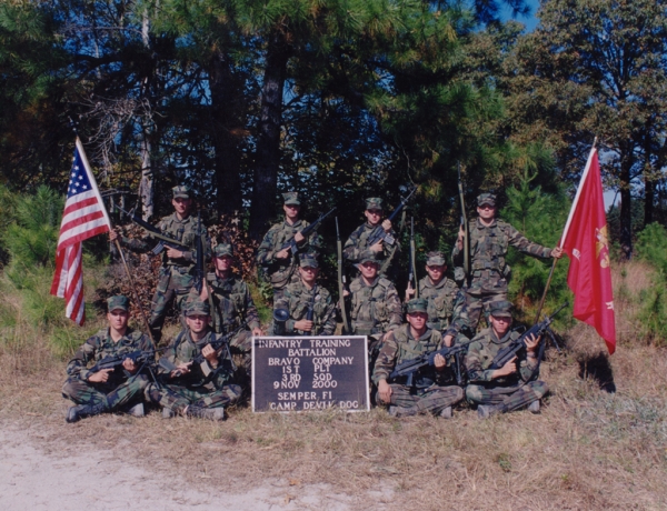 2000,Jacksonville,NC,Camp Devil Dog,Bravo Company,1st Platoon,3rd Squad,SOI