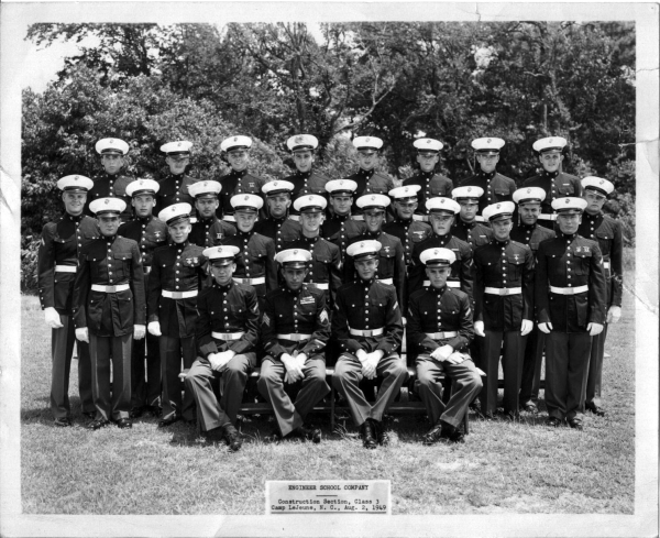 1949, Camp Lejeune, Engineer School Company, Construction Section, Class 3