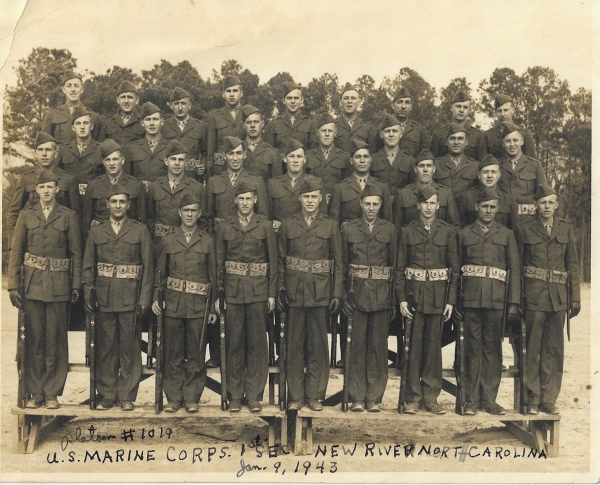 1943,New River North Carolina,Platoon 1019,1st Section