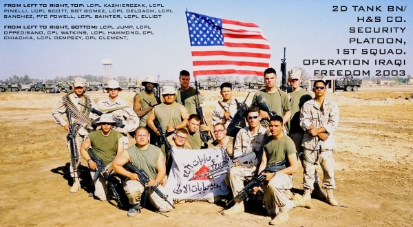 2003,Security Plt,H&S Company,2nd Tank Bn,RCT-5,1st Marine Division