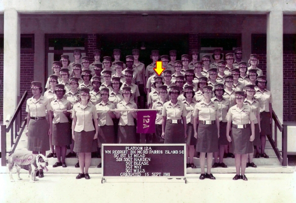 1981,MCRD Parris Island,Platoon 12A