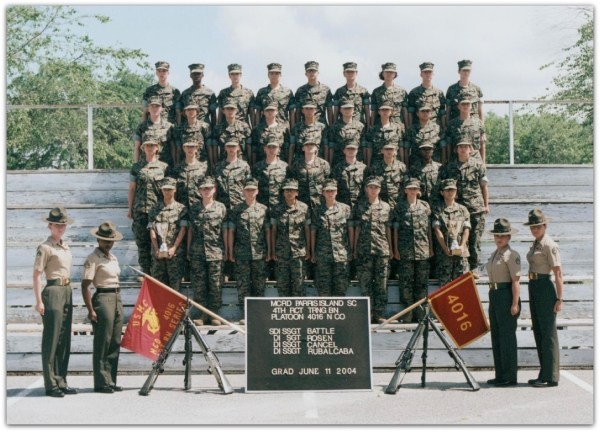 2004,MCRD Parris Island,Platoon 4016