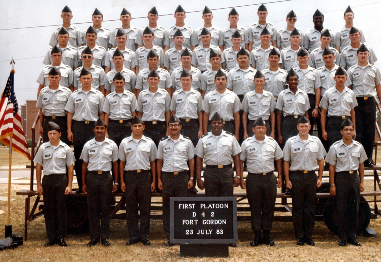 Fort Gordon, GA 1983, Fort Gordon, D42, 1st Platoon The Military