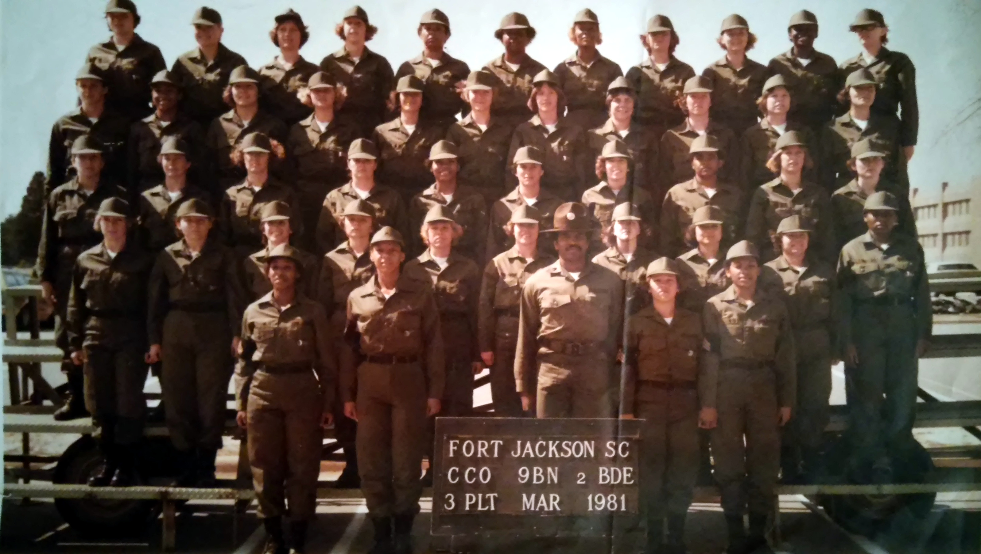 Fort Jackson, SC 1981,Fort Jackson,C92,3rd Platoon The Military