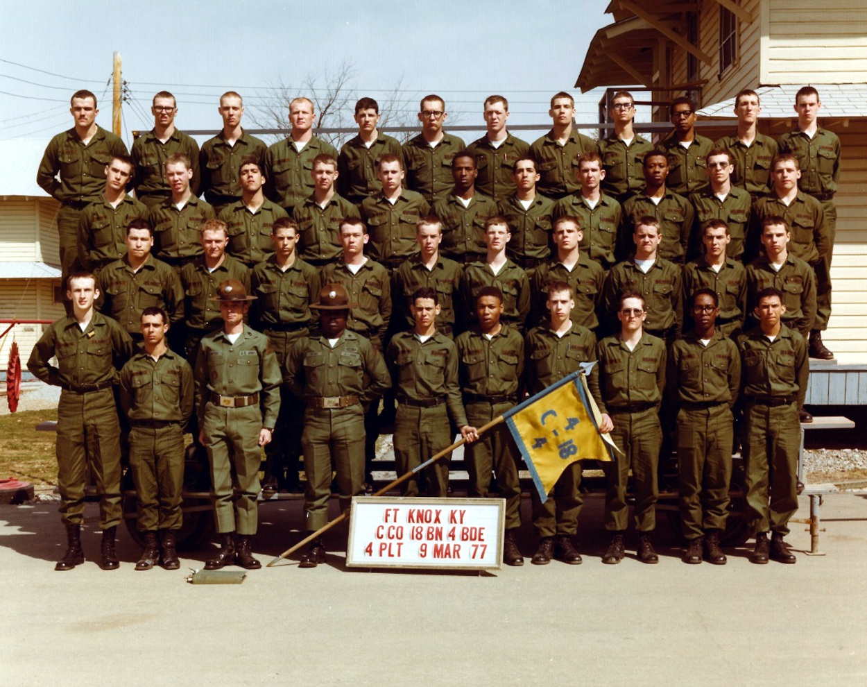 Fort Knox, KY 1977, Fort Knox, C184, 4th Platoon The Military Yearbook Project