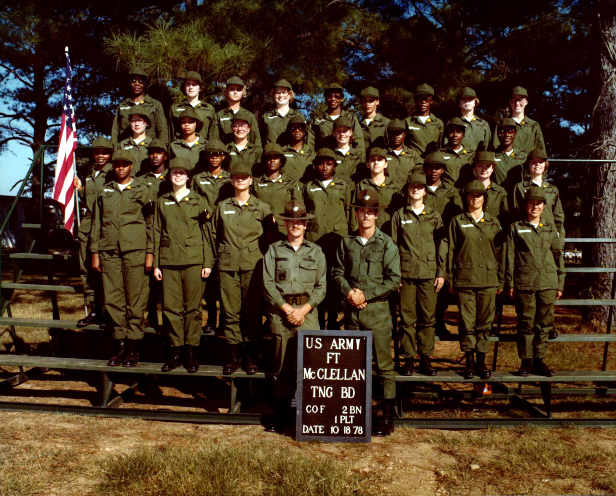 Fort McClellan 1978, Fort McClellan, Company F, 2nd Battalion, 1st