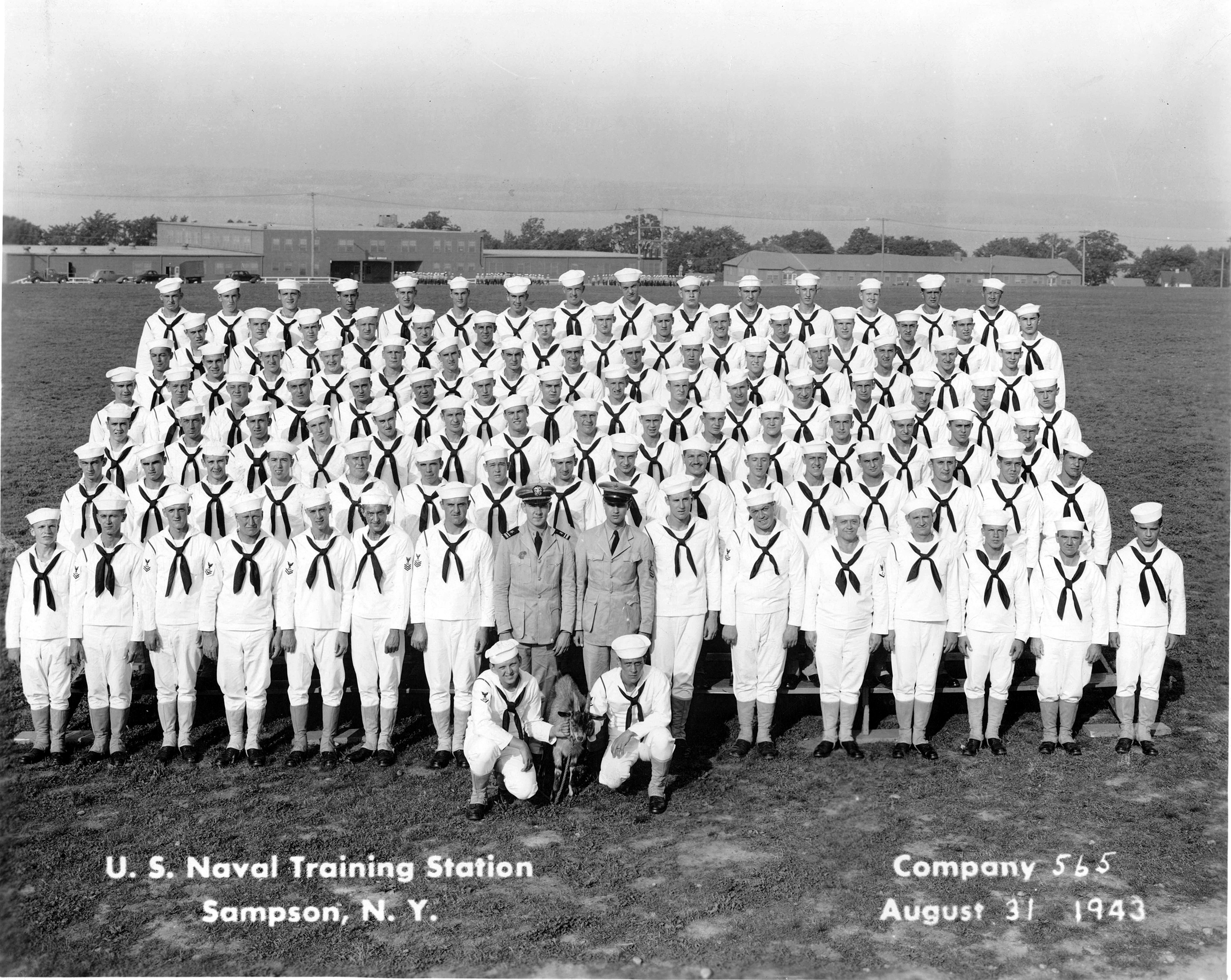 Sampson, NY Naval Training Center 1943,Sampson 565 The Military Yearbook Project