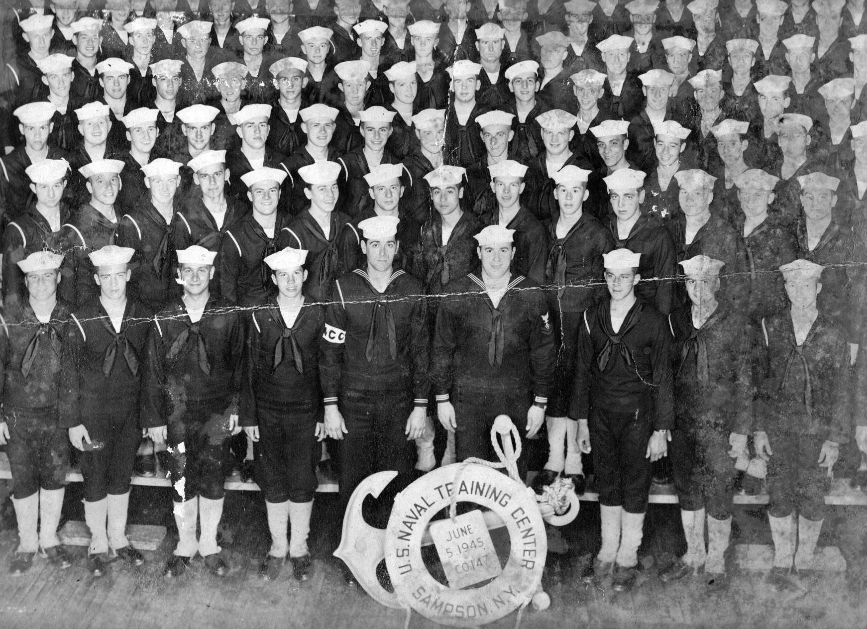 Sampson, NY Naval Training Center 1945,NTS 147 The
