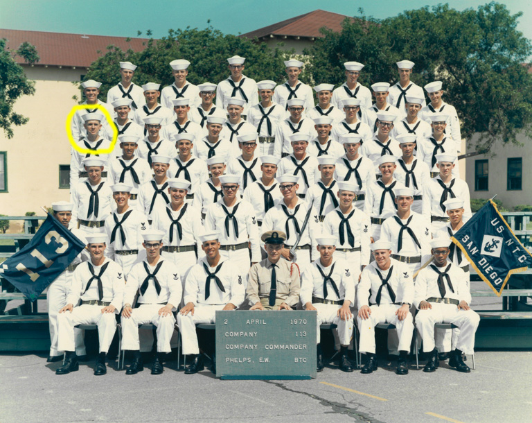 San Diego, CA Naval Training Center - 1970, San Diego NTC, Company 113 -  The Military Yearbook Project