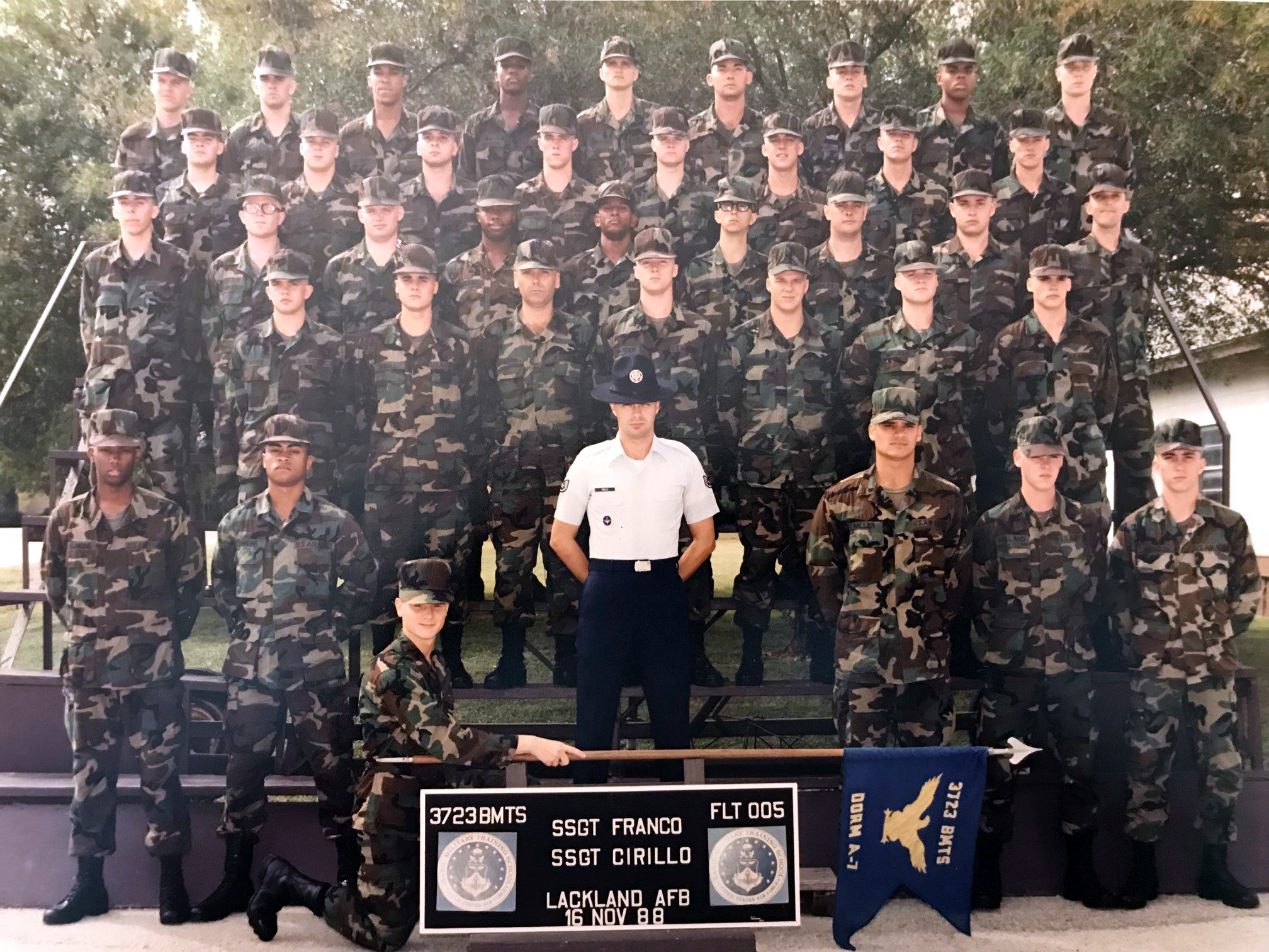 198089 Lackland AFB, TX 1988,Lackland AFB,Squadron 3723,Flight 005