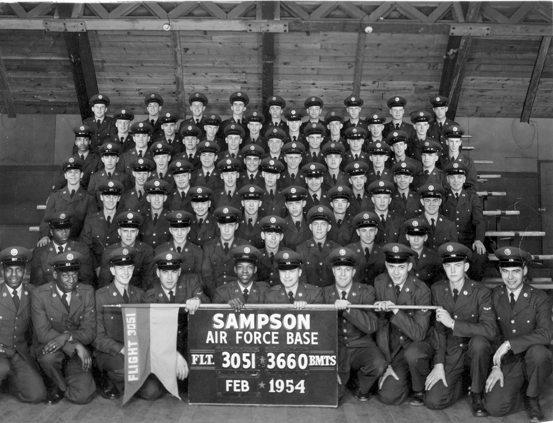 THE AIRMAN. SAMPSON AIR FORCE AIRFORCE BASE NEW YORK. 1954: Major