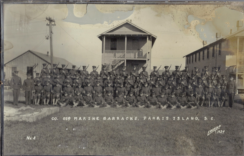 1917-1948 Marine Barracks, Parris Island - 1924, Marine Barracks