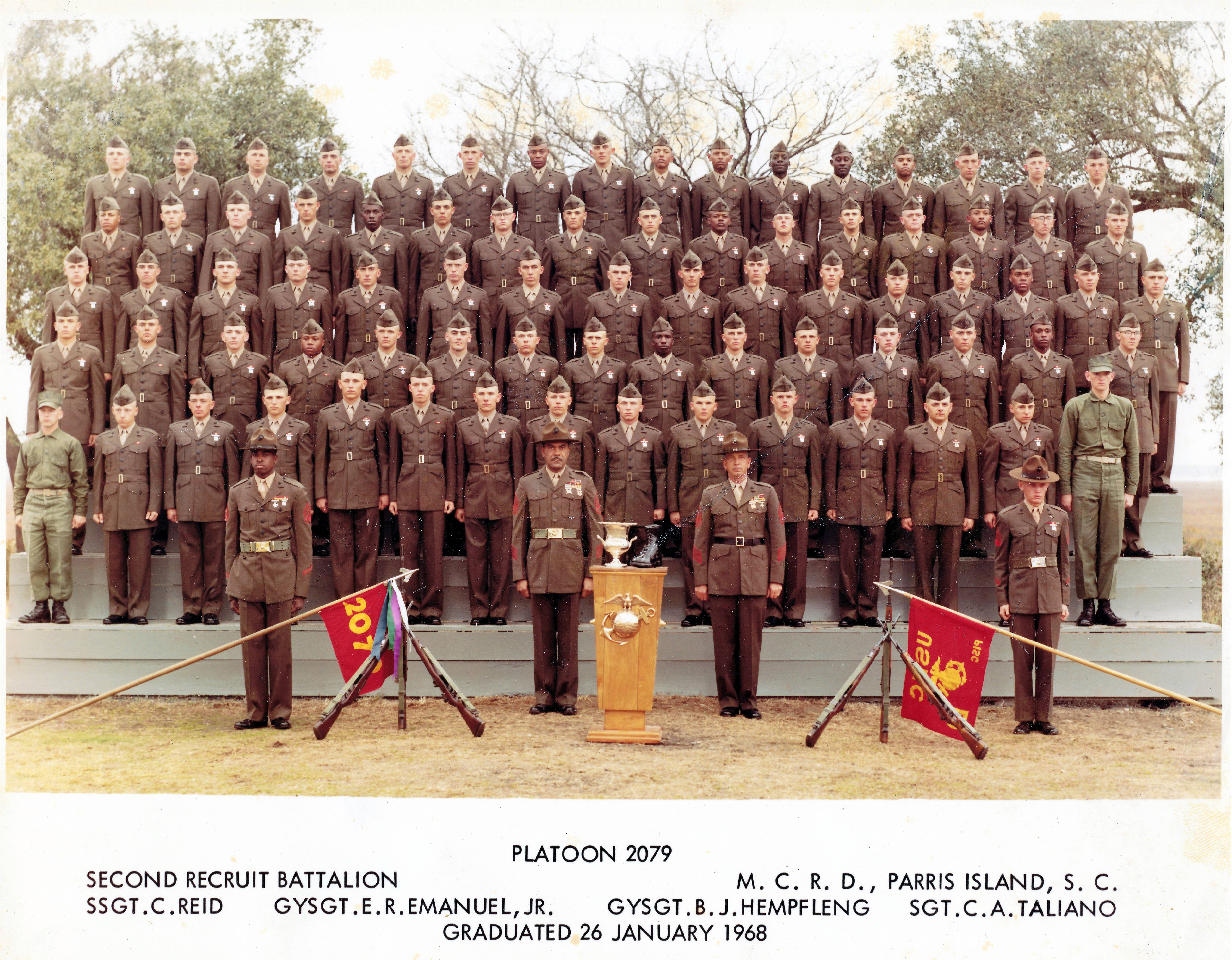 Parris island on sale platoon numbers