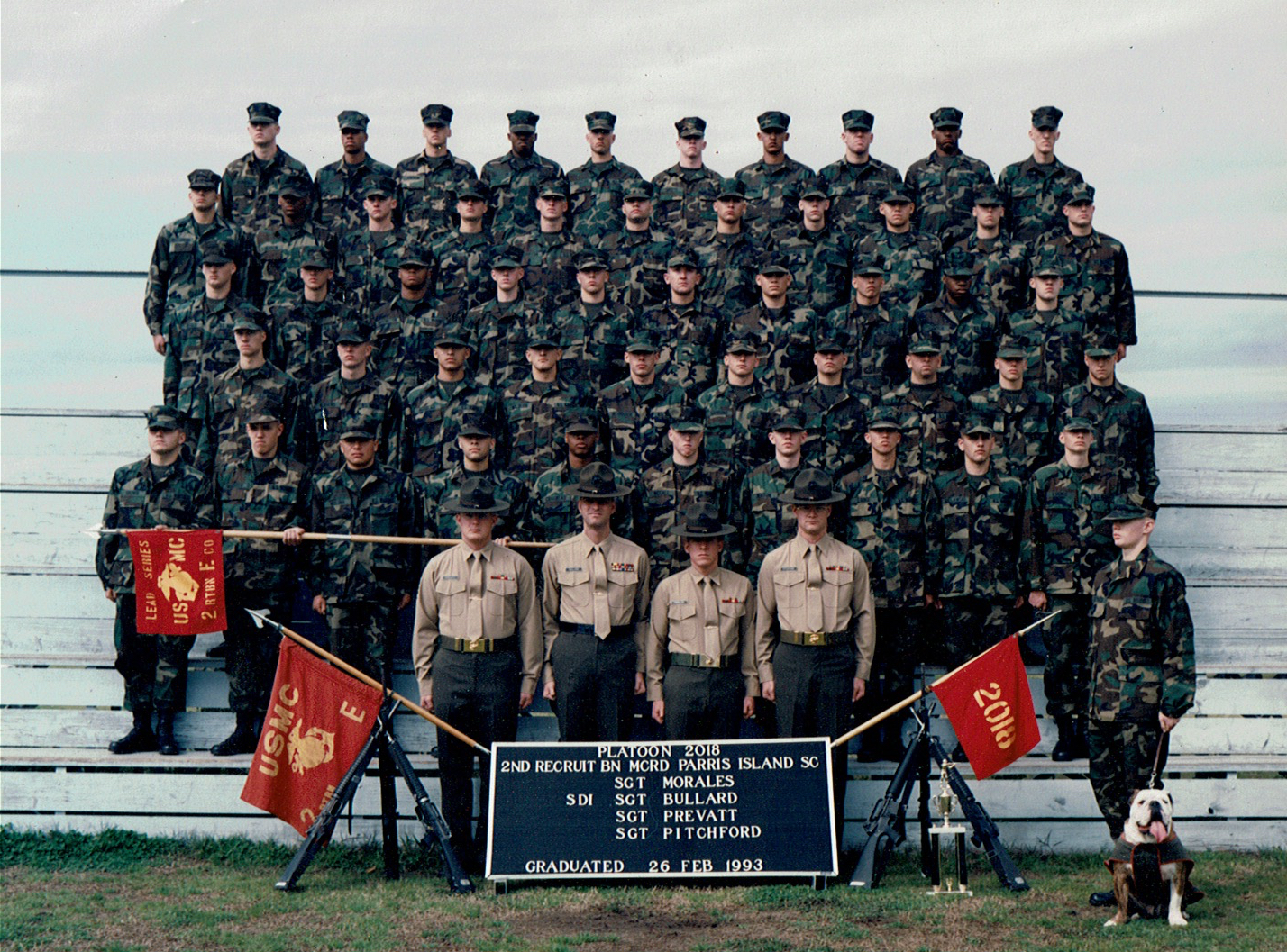 199099 MCRD Parris Island 1993,MCRD Parris Island,Platoon 2018 The