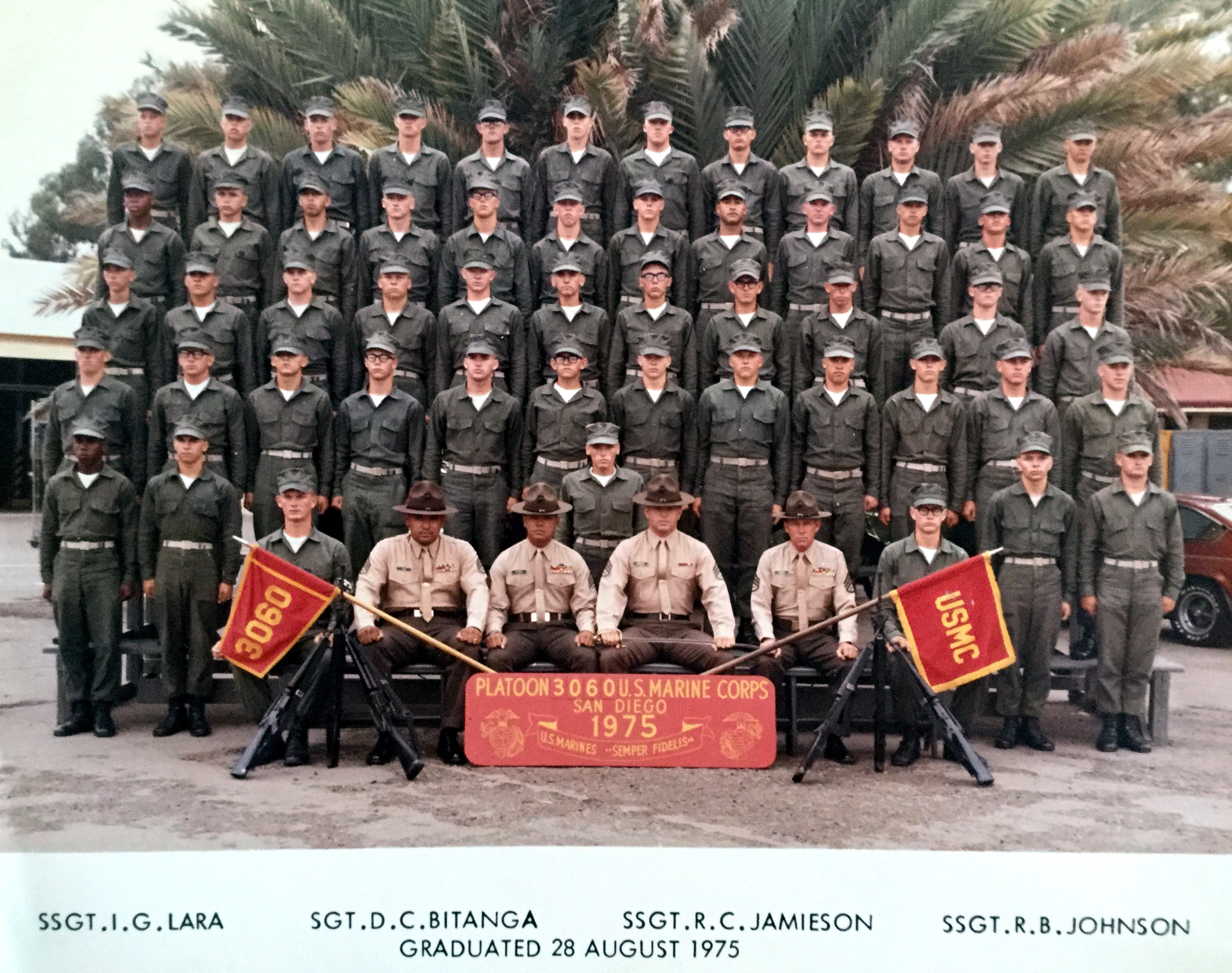 197079 MCRD San Diego 1975,MCRD San Diego,Platoon 3060 The