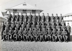 1942, Camp Roberts, Battery C,  51st Field Artillery Training Battalion, Front