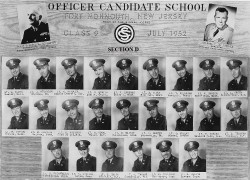 1952,Fort Monmouth,Army Officers Candidate Class 9-52,Section D