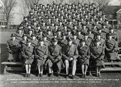 1943, Fort Des Moines, 1st WAAC Training Center. 6th Company, 1st Regiment, 17th O.C Class