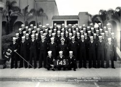 1952, NTS San Diego, Company<br />143-front