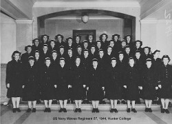 1944, Hunter College, Regiment 57,<br />WAVES