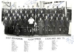 1975, Lackland AFB, Squadron 3707,<br />Flight 0908