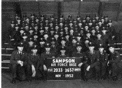 1952,Sampson AFB,Squadron 3657,Flight 2033