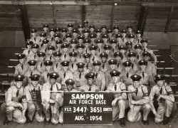 1954,Sampson AFB,Squadron 3447,Flight 3651