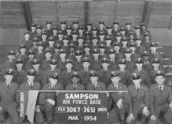 1954,Sampson AFB,Squadron 3651,Flight 3067